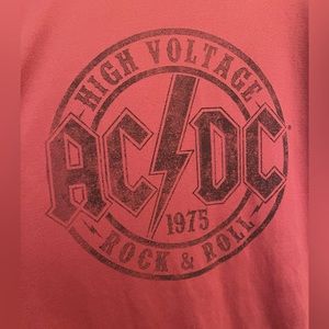 AC/DC Light Rust Tee Shirt XL